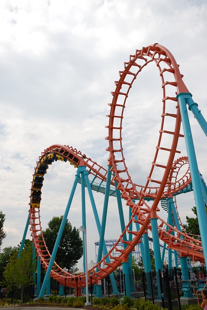 montagne russe roller coaster